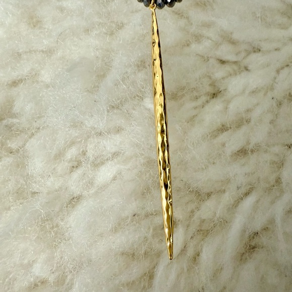 Gorjana Nora Long Beaded Pendant Necklace - Picture 7 of 8